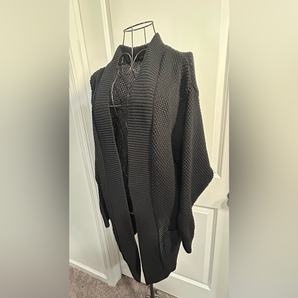 Express Sweaters - Express Women's Black Open-Front Sweater